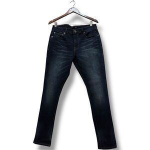 092 Traffic Jeans Wear | NWOT Men’s Dark Wash & Embroidered Back Pockets (Sz 36)